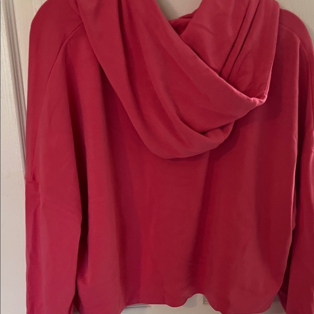 Simply Southern Crop Women's Pink Hoodie - Picture 3 of 4